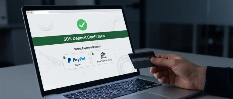 Step 4: Pay Deposit – Confirm Your Order