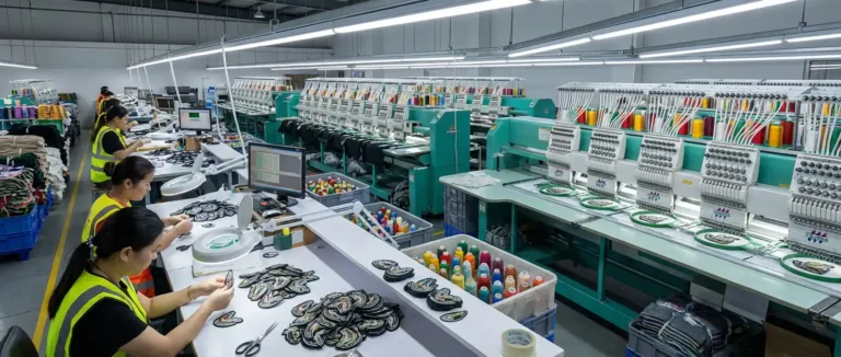 Step 7: Mass Production – High-Speed, High-Quality Embroidery