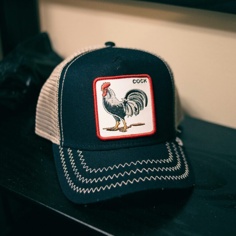 Hat-Specific Embroidered Patch Design Applied To A Blank Cap