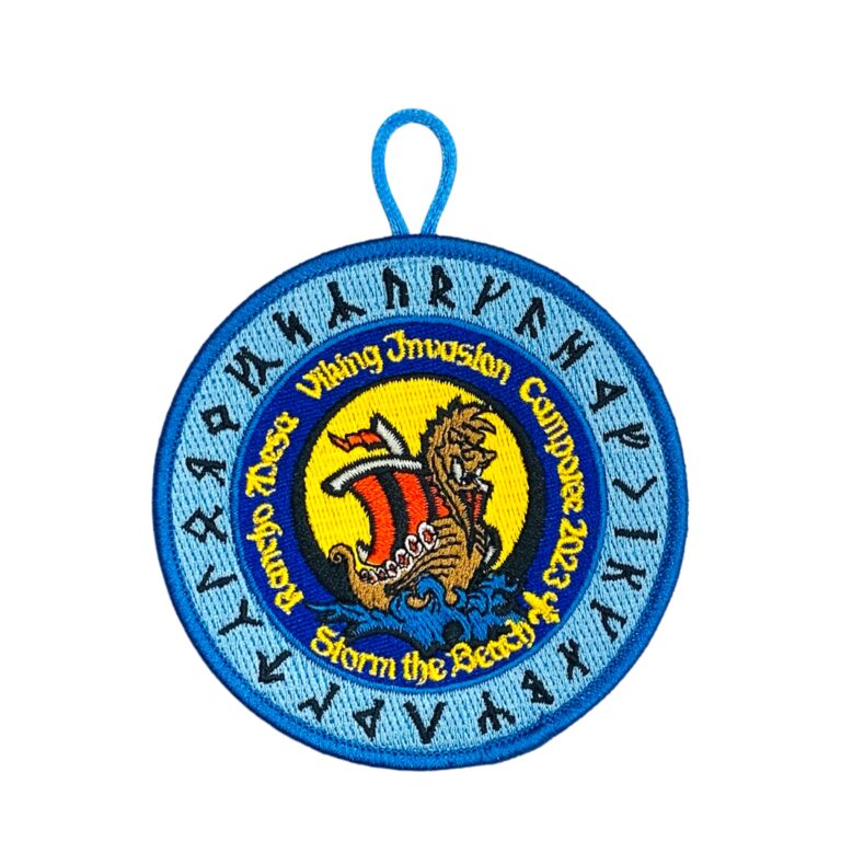 버튼 루프 자수 패치