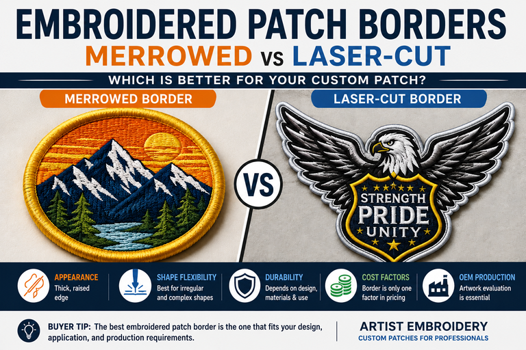 Embroidered Patch Borders